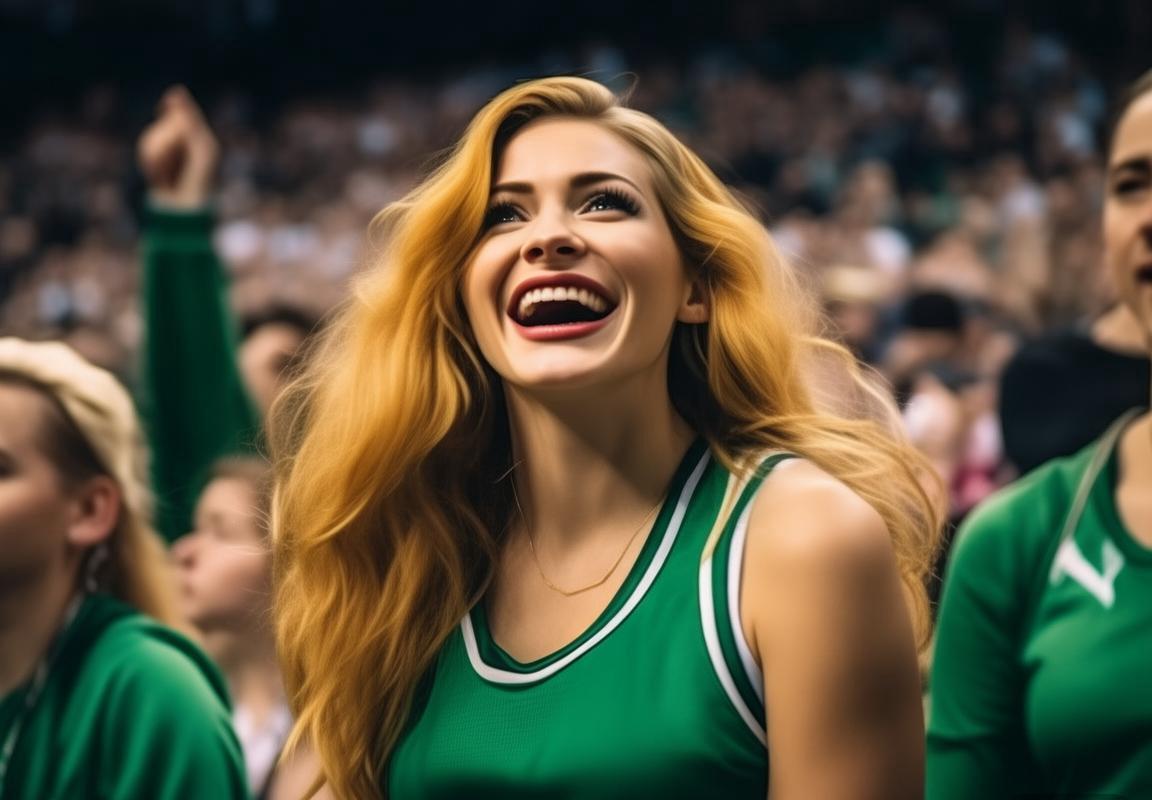 运动与智慧的融合：哈佛大学学霸兼网球爱好者展现凯尔特人美女球迷风采